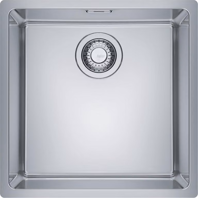 Lavello sottopiano FRANKE 122.0541.466 MARIS MRX 110-40 con cestello di raccolta a funzionamento manuale da 3 1/2 pollici, per basi da 50 cm / Lavello sottopiano / Lavello in acciaio inox