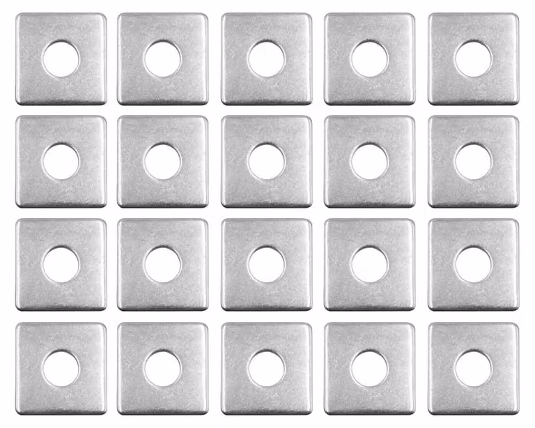 Dischi quadrati, 20 pezzi, M14 x 40 x 3 mm, acciaio inossidabile 304