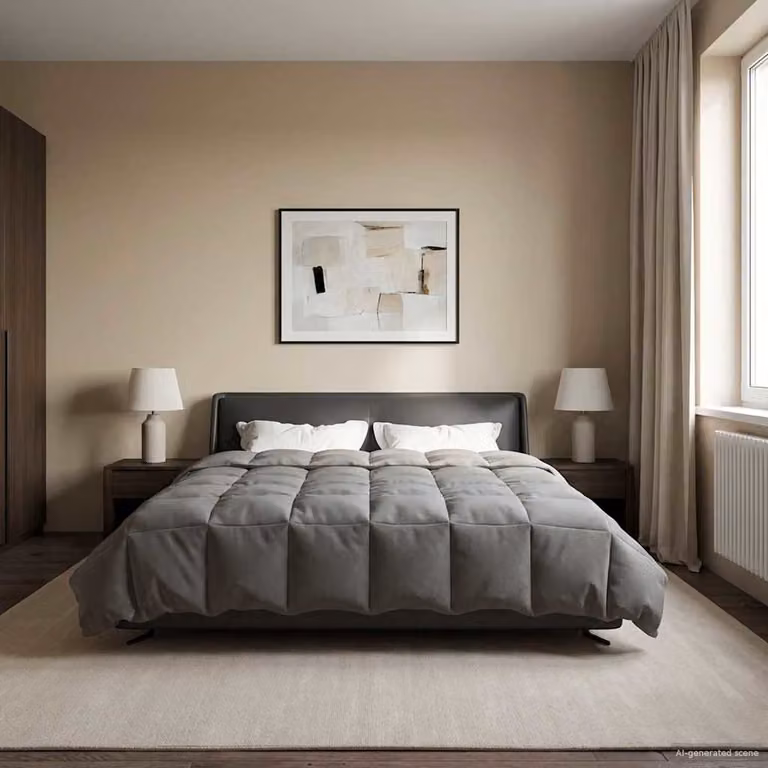 Piumino Letto Estivo vidaXL in Microfibra Reversibile e Traspirante, Grigio, L 240 x P 260 cm