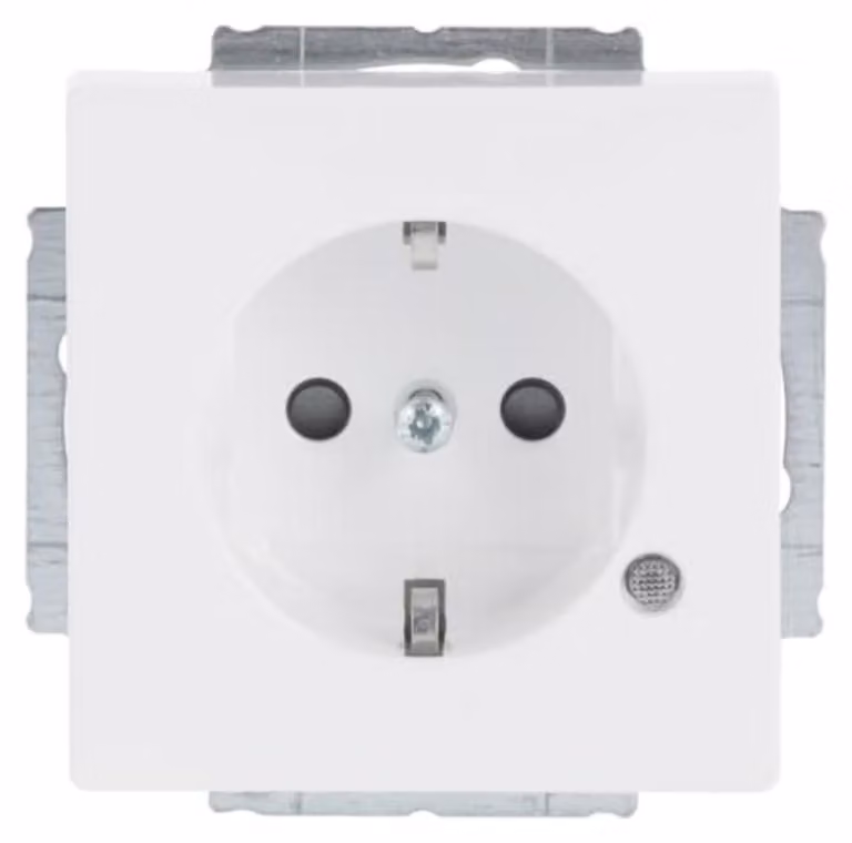 Busch-Jaeger SCHUKO(R) presa di corrente ins. w. Spia LED 20 EUCBL-84