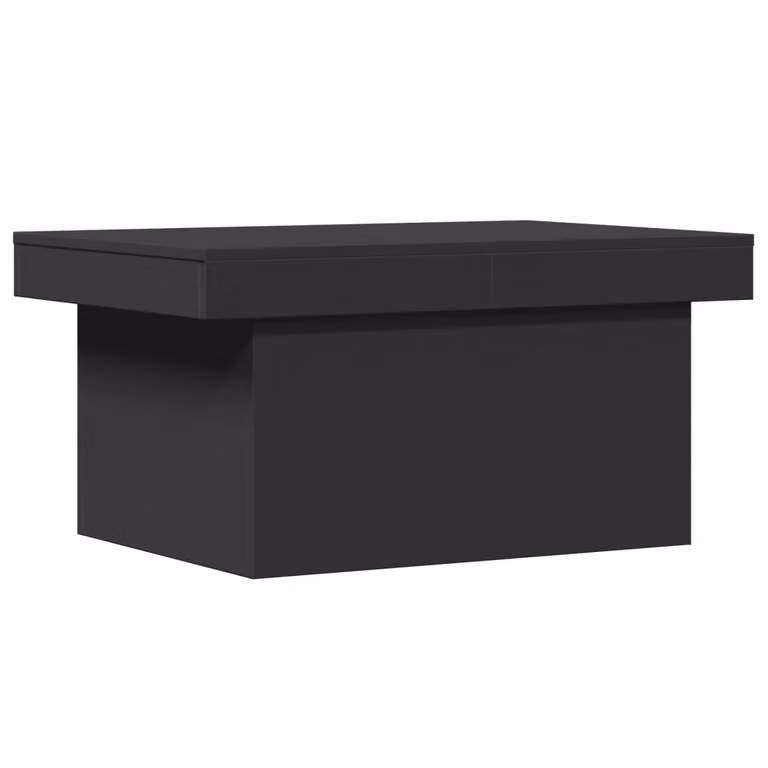 Tavolino da Salotto Nero 100x55x40 cm in Legno Multistrato