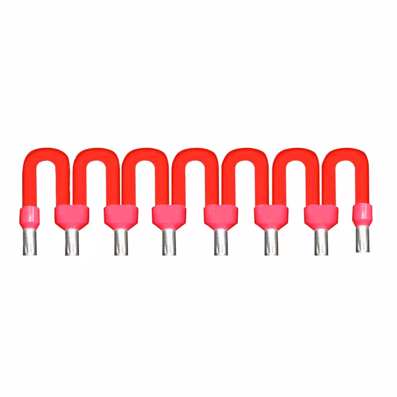 Schneider Electric Ponticello inseribile per morsettiera, per uso generico CA, rosso, 2 cm ABFC08R02R