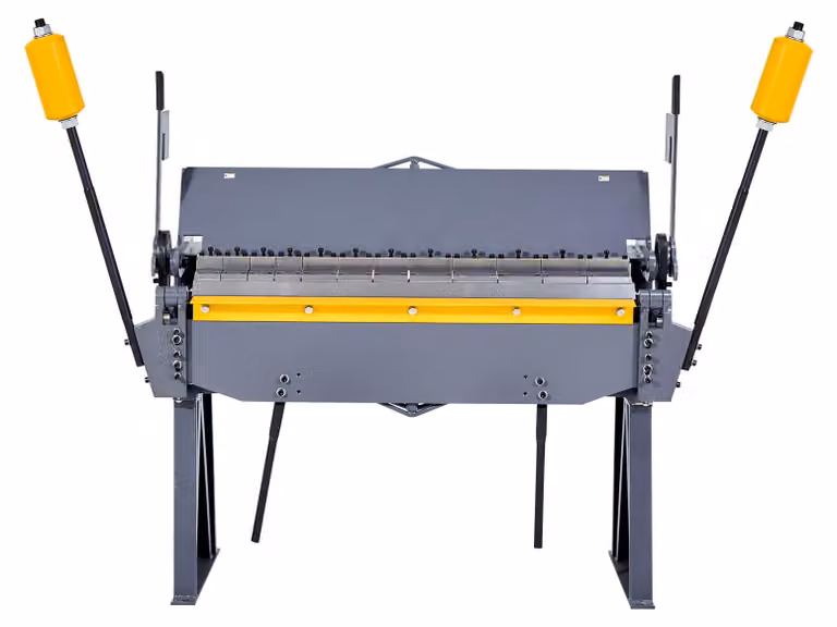 Piegatrice SucceBuy, pressa piegatrice da 1220 mm, spessore di piegatura di 2,5 mm per acciaio dolce, angolo regolabile da 0 a 135 gradi, piegatrice girevole a 8 dita, piegatrice per lamiere per lavori di precisione