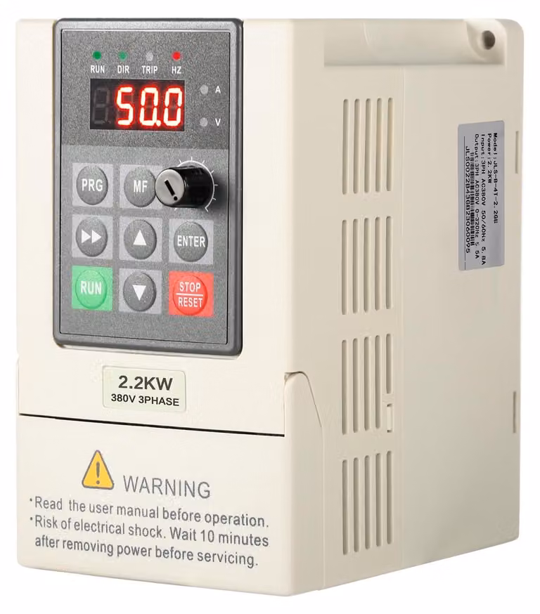 Inverter di frequenza, 2,2 kW - 220 V, ingresso 380 V, uscita