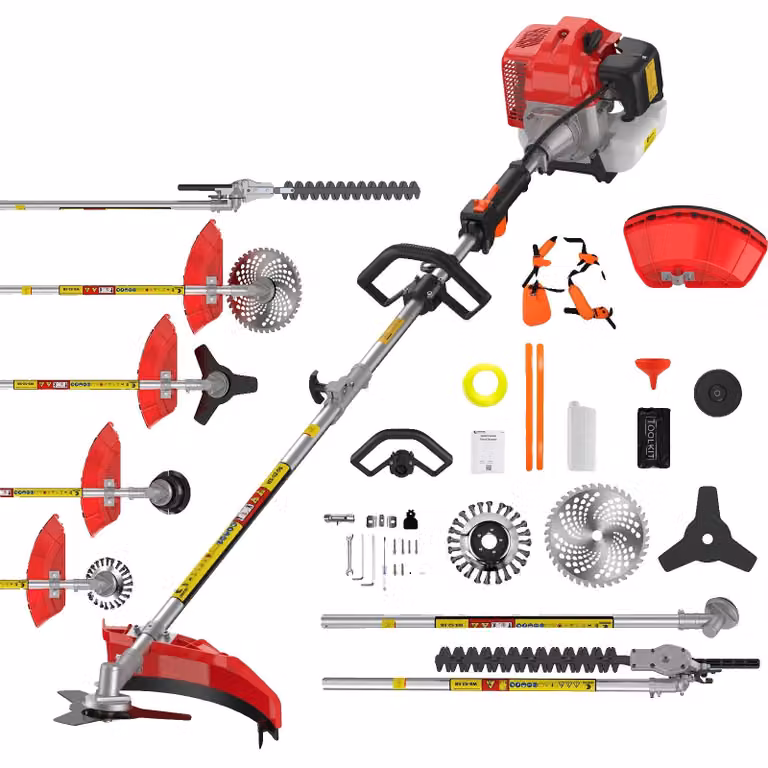 Tagliaerba multifunzione 5-in-1, design ergonomico, 5 FUNZIONI