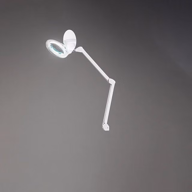 Lampada Da Scrivania Contemporanea Close Metallo Bianco Led 12W 3000K