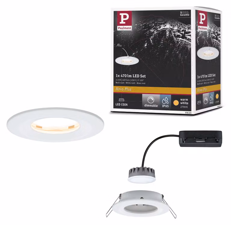 Paulmann Luce da incasso a LED Nova Plus rigida