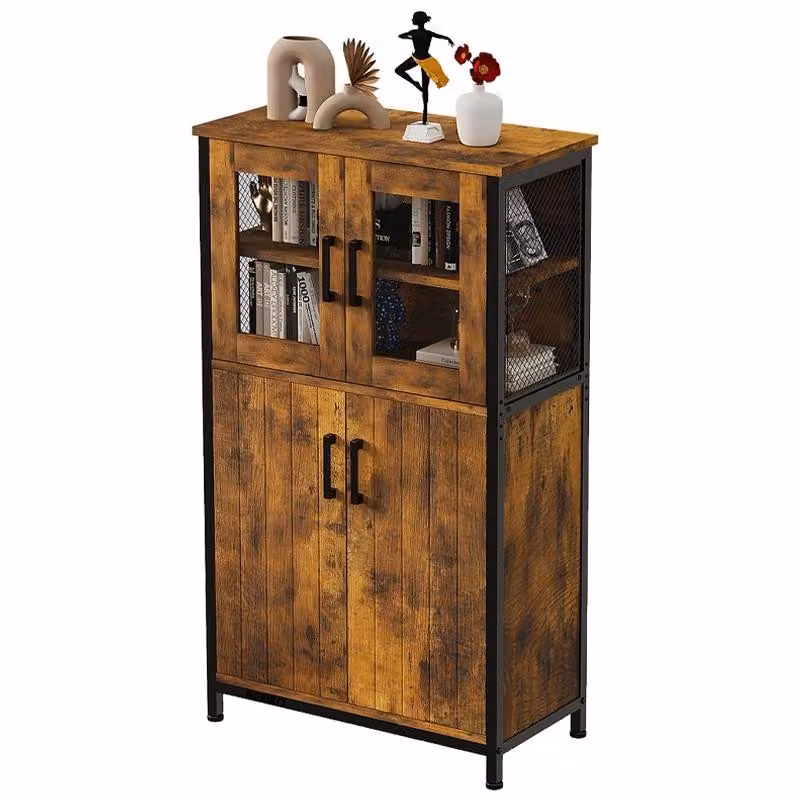 Comodà rustica, credenza in stile retrò-vintage-loft per sala da pranzo e cucina