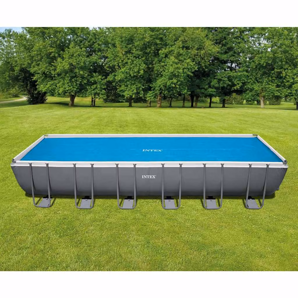 Copertura solare termica per piscina Intex blu in polietilene L: 716 cm x P: 346 cm