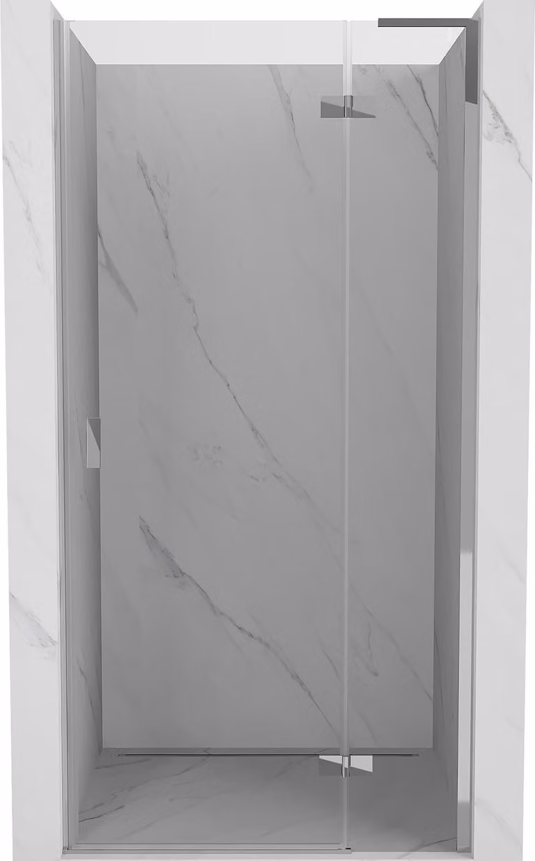 Mexen Mist-H L porta doccia a battente destra 70 cm, trasparente, cromo - 8A5L-070-000-01-00-P