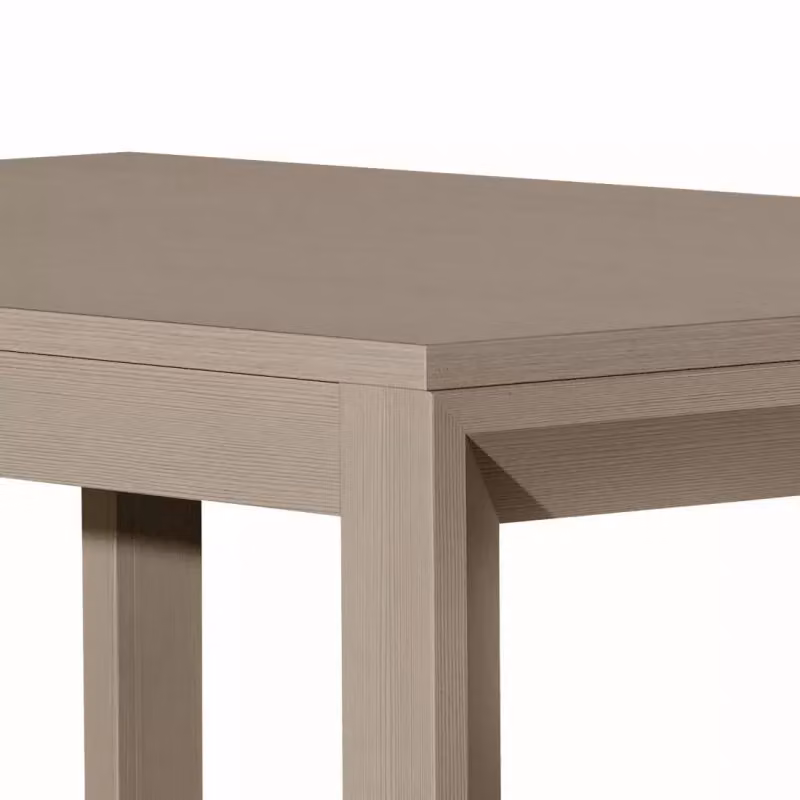 Tavolo moderno rettangolare allungabile Mobili 2G in legno beige e grigio L: 130 cm, P: 85 cm, H: 77 cm – 2