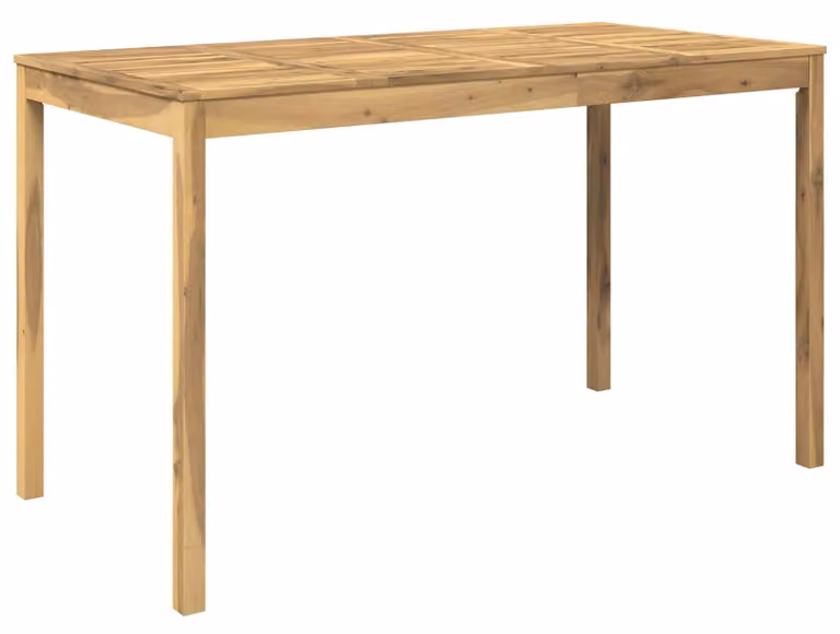 Tavolo da giardino, bianco, 180 x 88,5 x 105 cm, in legno massello di acacia