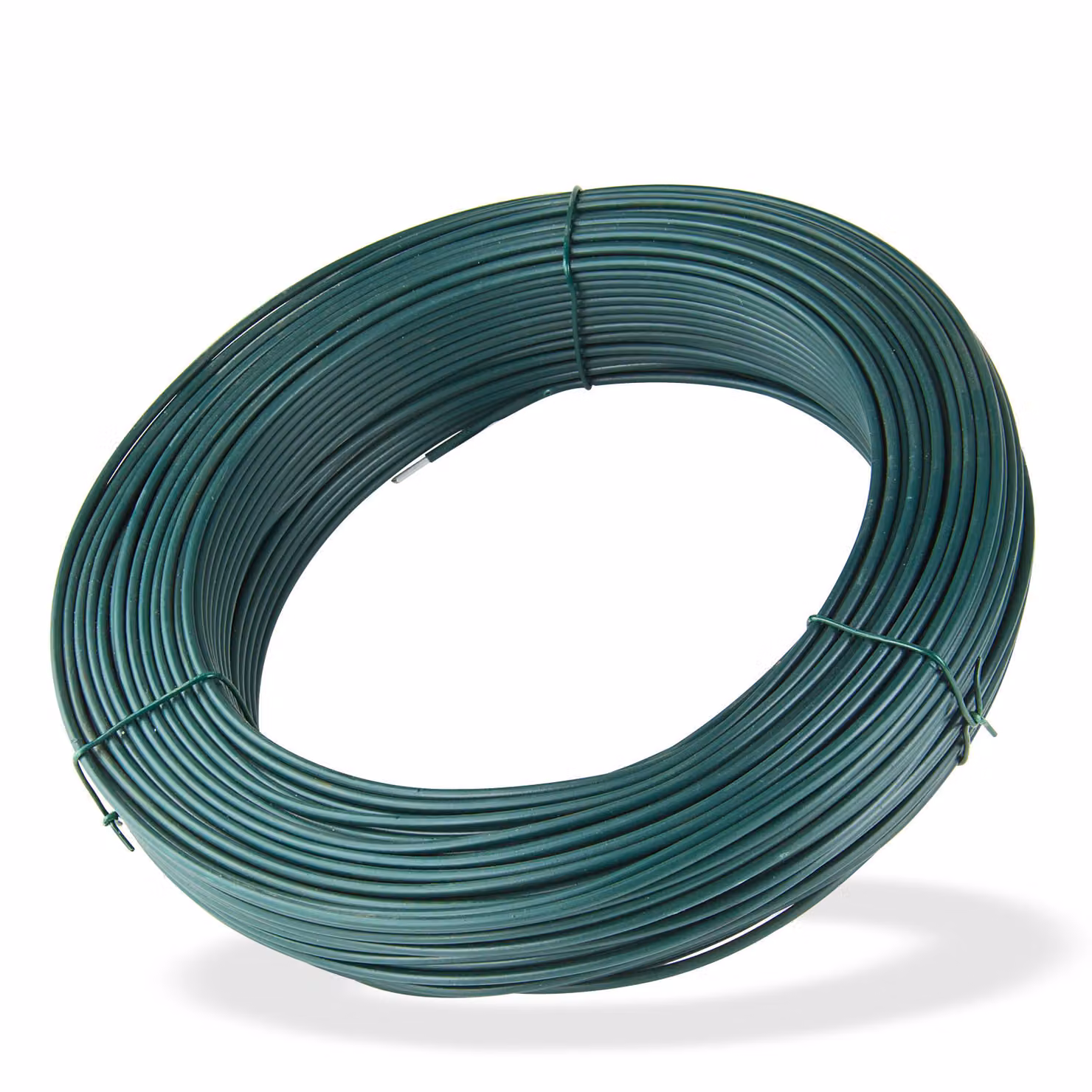 Filo di serraggio, plastificato 3,8 mm, lunghezza 110 m, verde