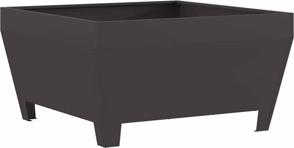 Focolare Nero 80 x 80 x 43 cm Acciaio