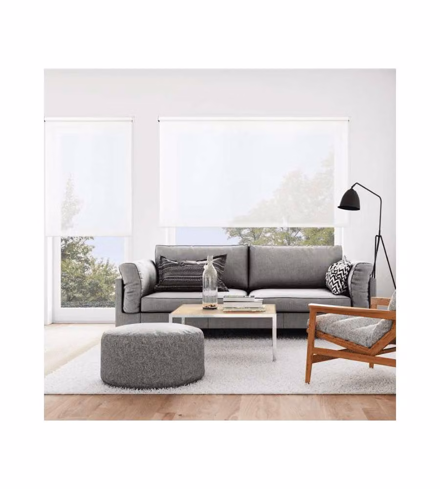 STOR PLANET Tenda a rullo filtrante bianca 120x180 cm per interni