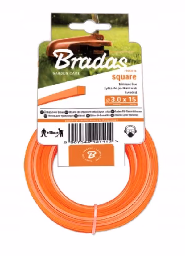 Żyłka Trimmer Kwadrat 2,0 Mm 15 M Per Trimmer E Tosaerba 2,0X15