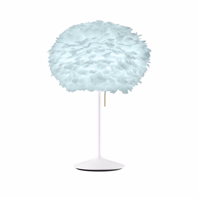 UMAGE Lampada da tavolo di design Eos mini, Blu, Soggiorno / Sala da pranzo, Alluminio, Design, Lampada da tavolo