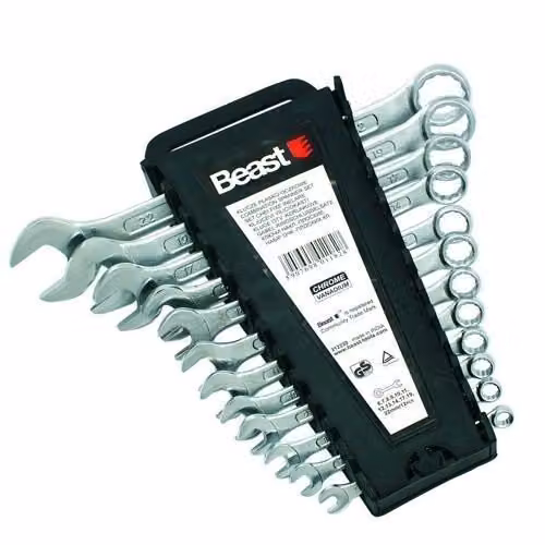 Chiave combinata Chiave aperta Set di chiavi ad anello 12 pezzi 6-22 mm