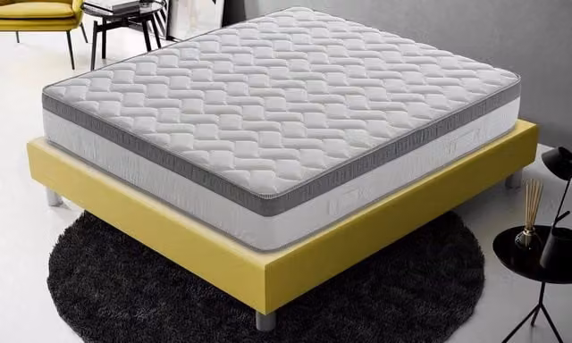 Materasso Matrimoniale 160x200 in Memory Foam - Alto 26 cm - Sfoderabile - 6 cm memory gel rinfrescante