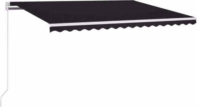 Tenda da Sole | Tenda parasole Retrattile Manuale 400x350 cm Antracite