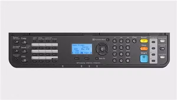 Kyocera ecosys ma3500fx stampante laser multifunzione A4 1200 x 1200 dpi 35 ppm con stampa, scansione, copia e fax, connettività USB e Ethernet/LAN, bianco/grigio/nero