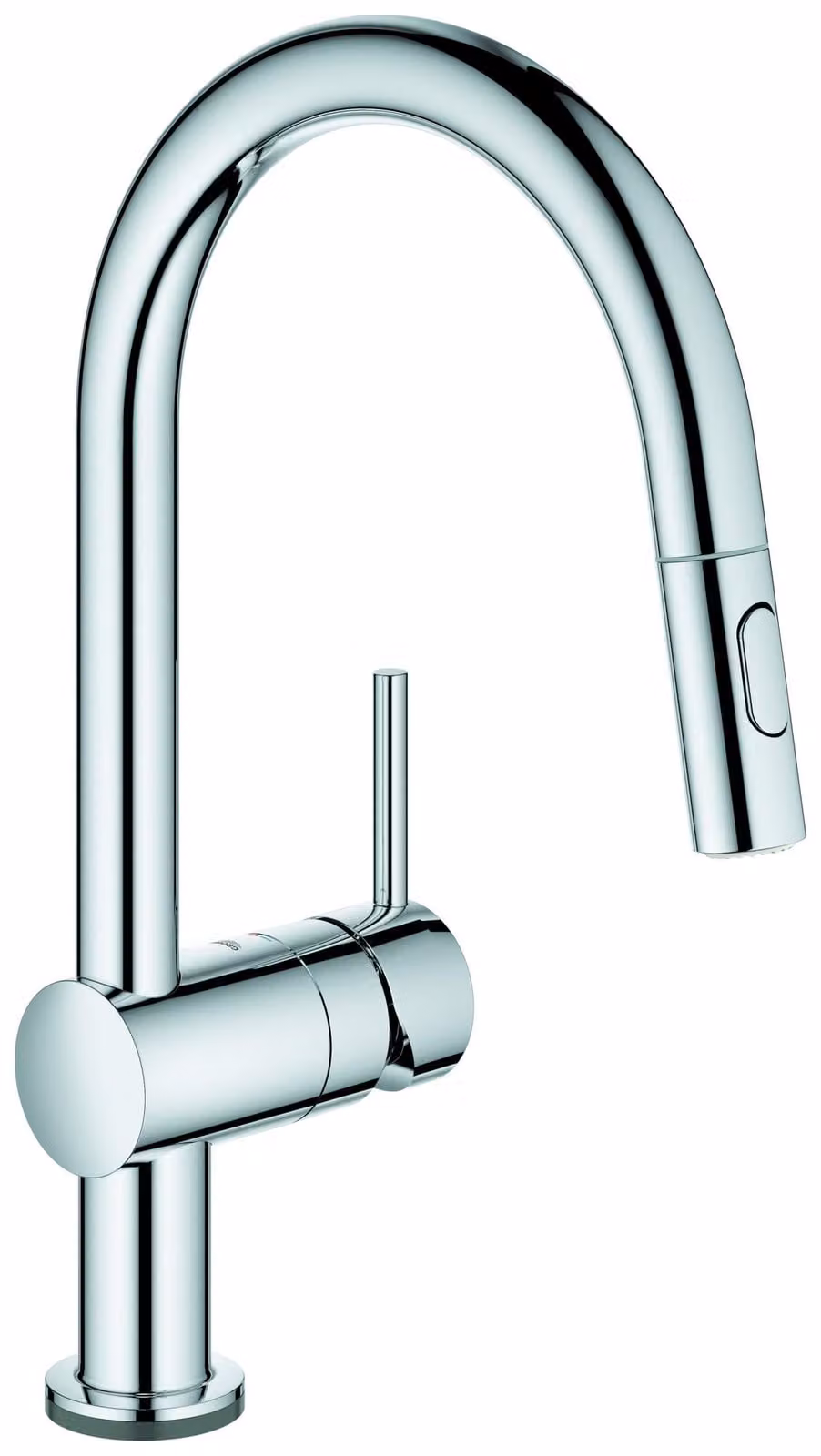 GROHE Minta Touch Mitigeur électronique pour évier, portée 223mm, bec en C, extractible, alimentation par pile, pivotant, 31358002, 31358002