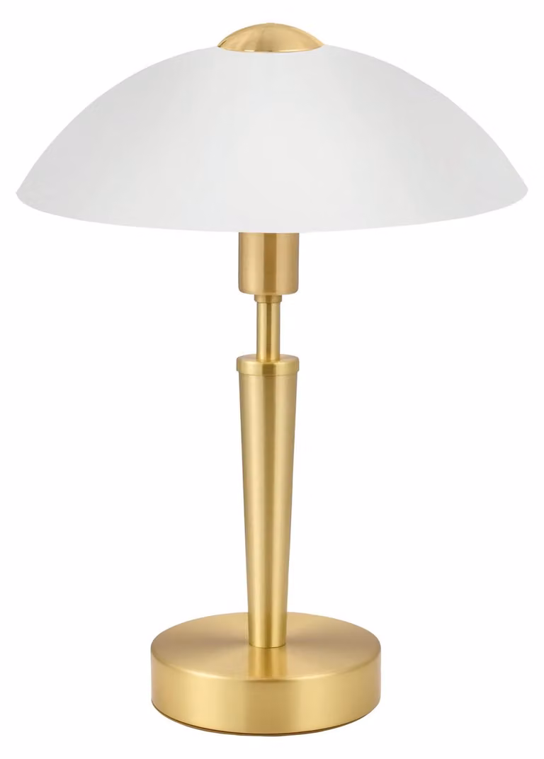 Eglo 87254 Solo 1 lampada da tavolo Ø 26cm ottone bianco