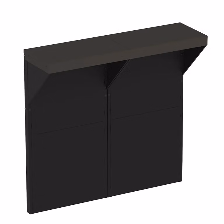 Kit Modulo bancone da bar Felix 120, colore Grigio scuro - Enò