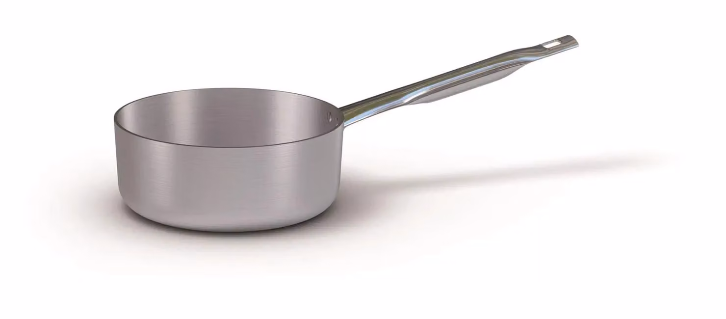 Casseruola bassa con un manico in alluminio puro, diam.36cm