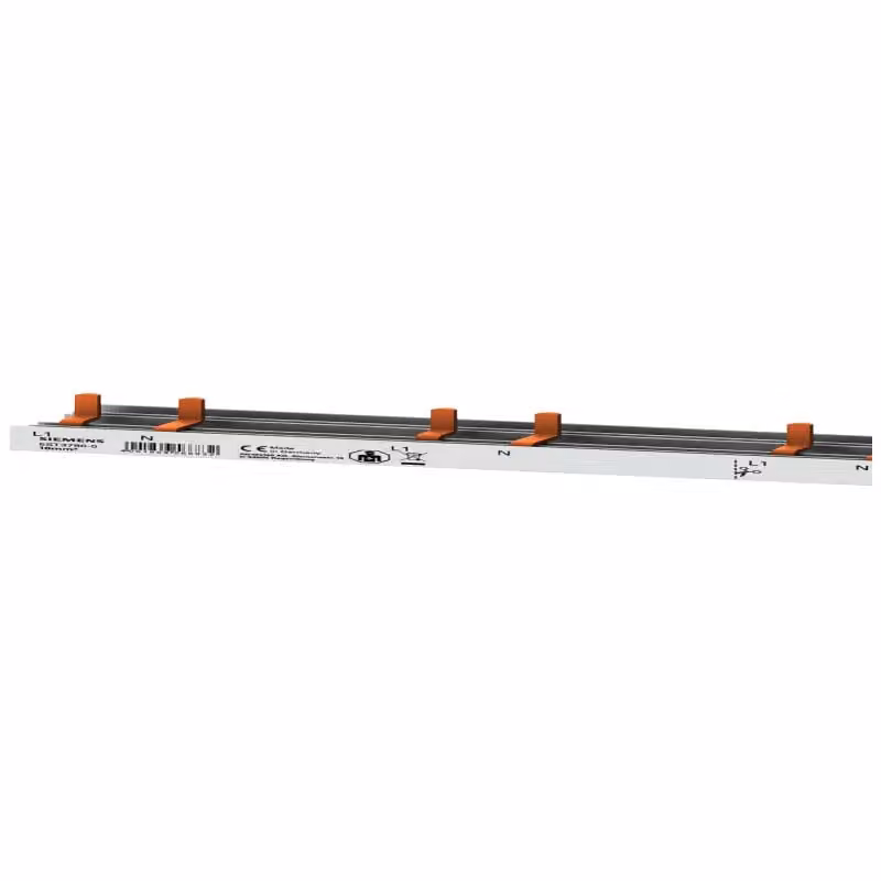 Barra a perni compatta Siemens, collegamento da 10 mm², 1 polo/N, AFDD 5SM6 + interruttore differenziale bipolare 5ST37860