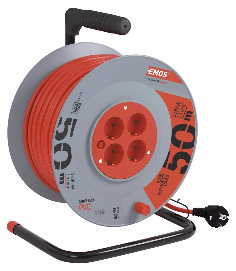 Avvolgicavo per uso interno IP20 | Schuko 50 m