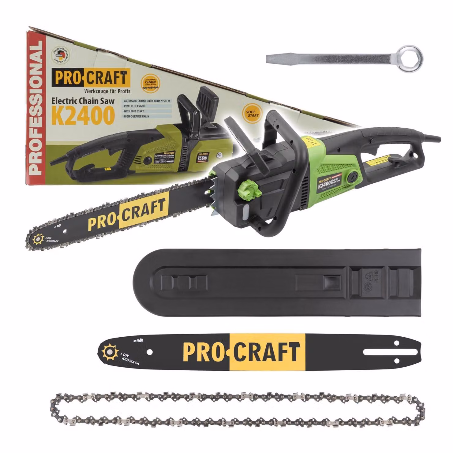 Motosega Procraft K2400 2000 Watt 405 mm di lunghezza di taglio