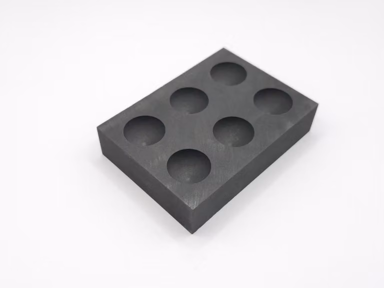 Stampo in grafite per pellet, resistente al calore fino a 1200 °C