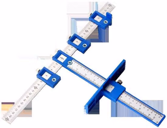 Set di punte per trapano a legno - Sistema imperiale e metrico - ABS + alluminio