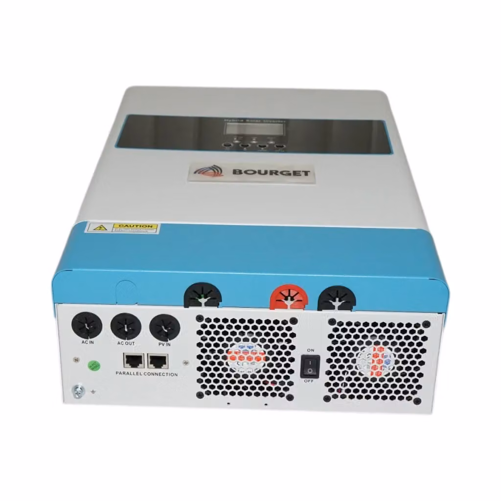 Inverter solare ibrido Bourget 6,2 kW, 48 V, 120 A MPPT, monofase, ON/OFF-GRID, IP21 – 2