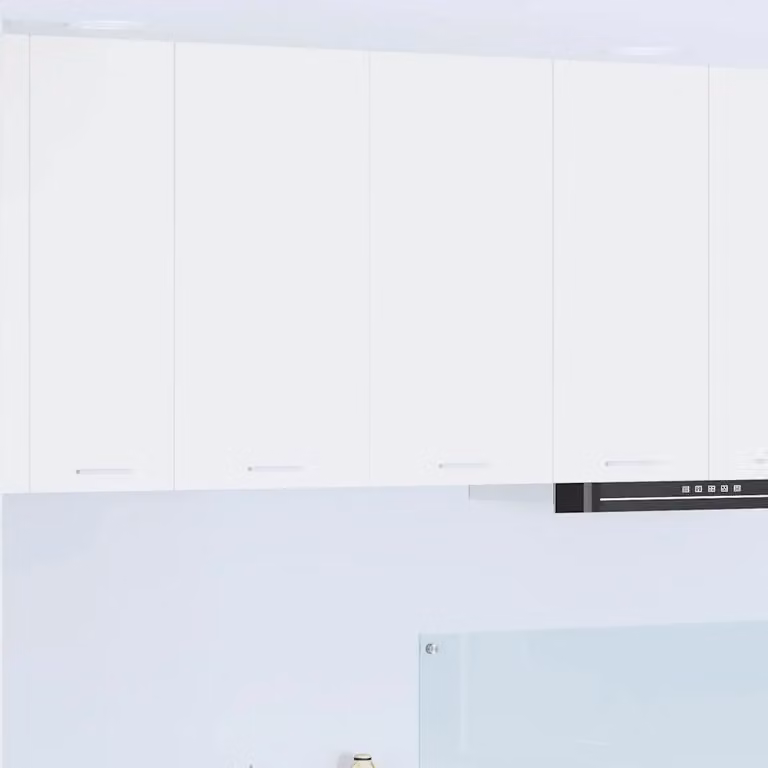Armadio pensile da cucina vidaXL Bianco moderno in MDF con ante a battente L 80 x P 31 x H 80 cm