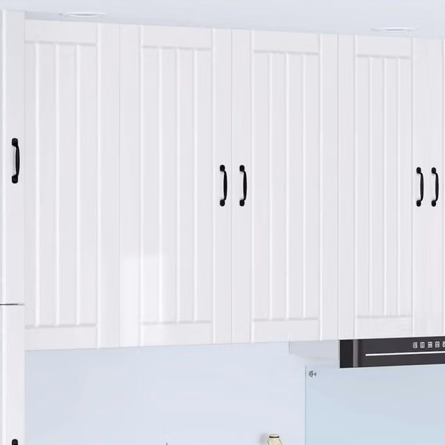 Armadietto a muro moderno vidaXL Bianco Lucido L: 80 cm, P: 31 cm, H: 100 cm