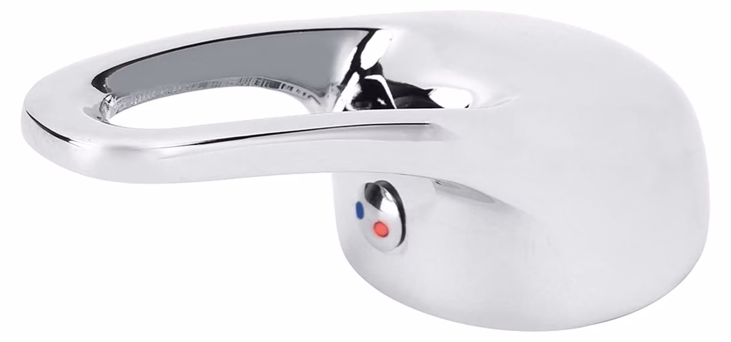 Solidchoice - Kit di manopole per rubinetto da cucina, compatibile con cartuccia da 30 mm (cromo)