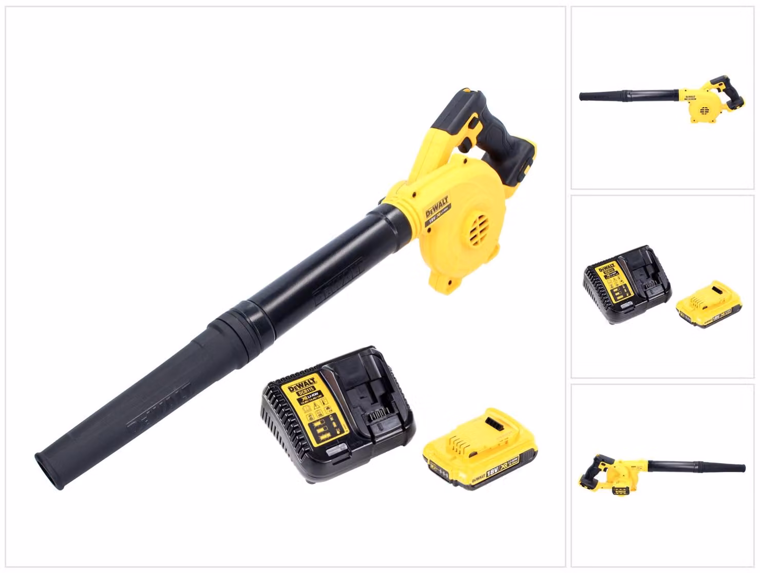 Soffiatore a batteria DeWalt DCV 100 D1 / soffiatore di foglie 18 V + 1x batteria ricaricabile 2,0 Ah + caricabatterie