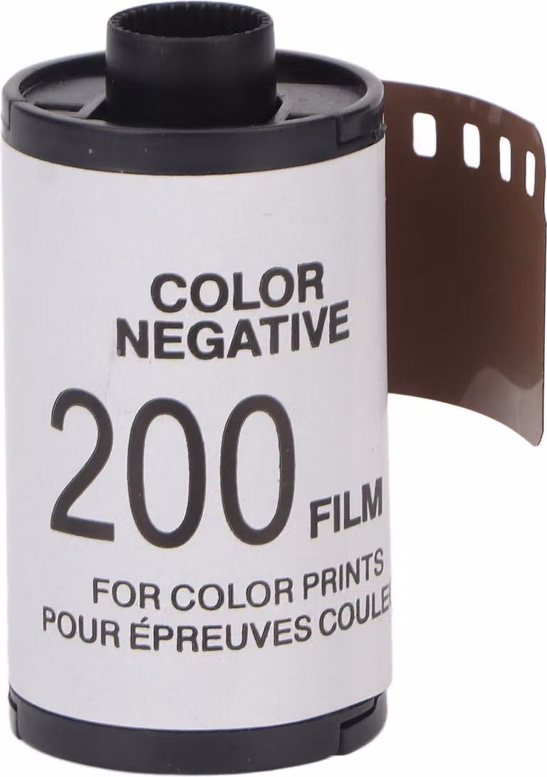 8 fogli di pellicola fotografica a colori 35 mm ISO200 ad alta definizione ad ampio contrasto 135 per la fotografia