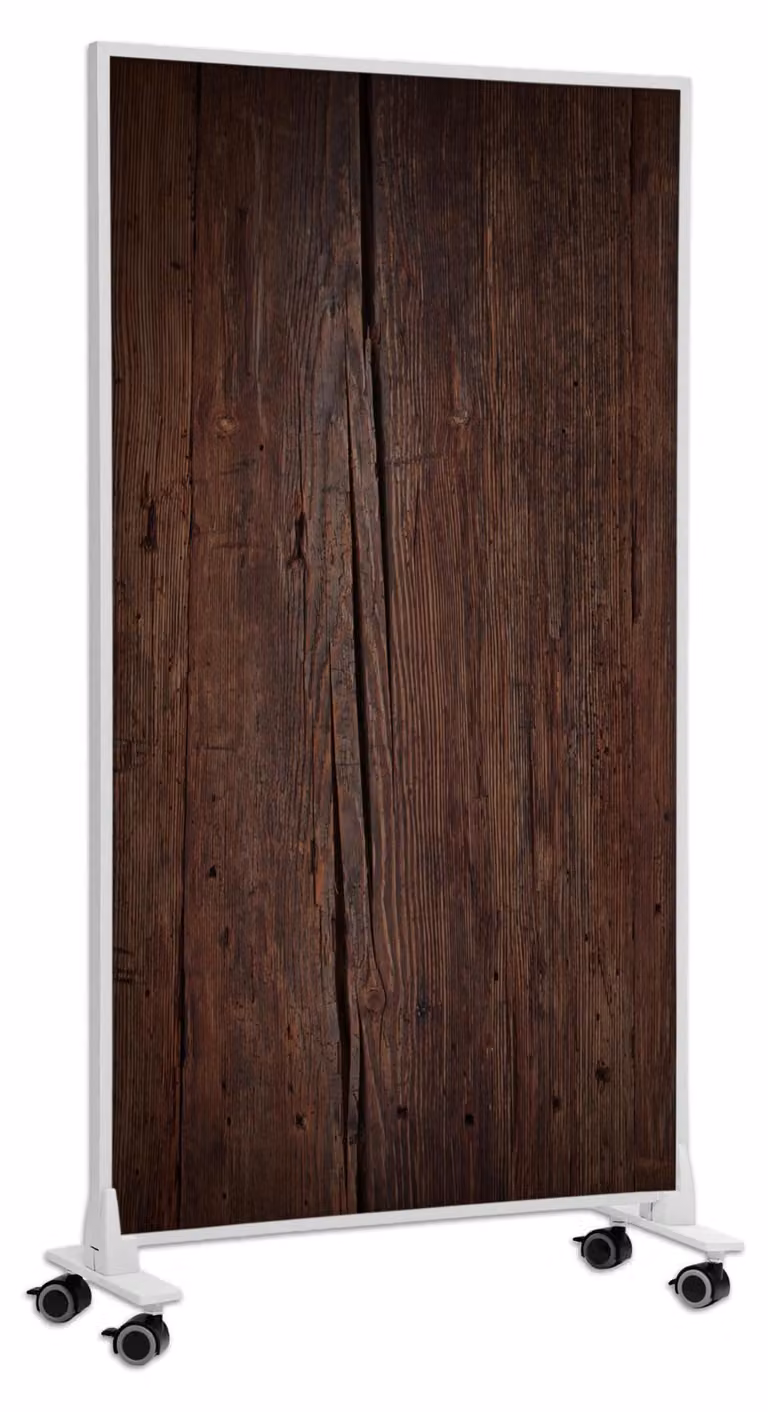 Riscaldatore a pannello freestanding - 450 Watt, piano in legno - 90 x 50 cm - Riscaldatore a infrarossi elettrico