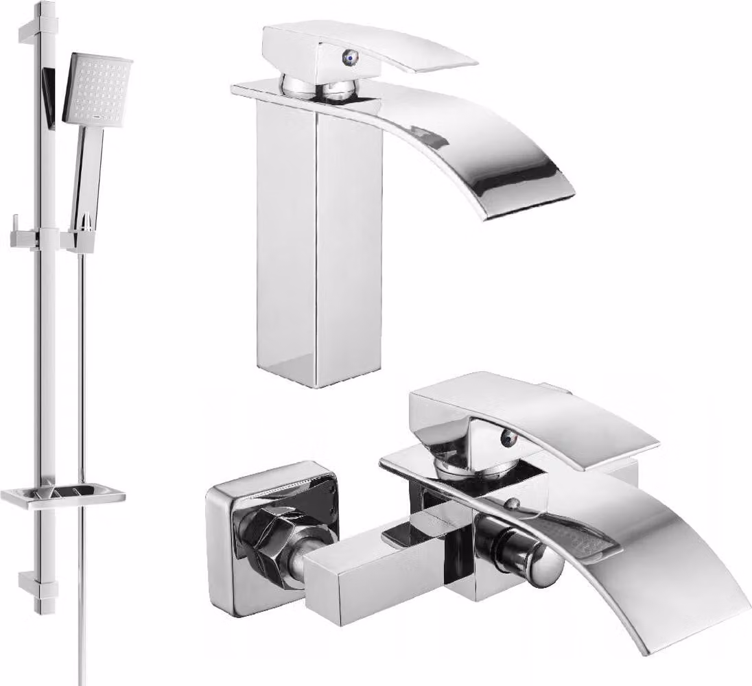 Mexen Aries DQ45 set bagno, cromo - 744803DQ45-00