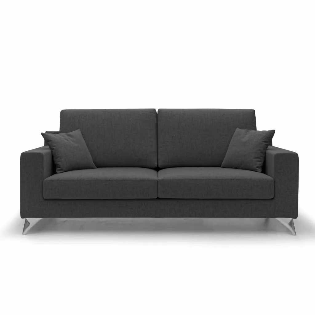Divano Michael Divani.Store in tessuto impermeabile antimacchia antracite L: 186 cm – 2