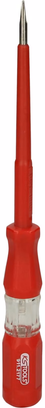 KS Tools Tester di tensione con isolamento protettivo 100-500 V, 180 mm