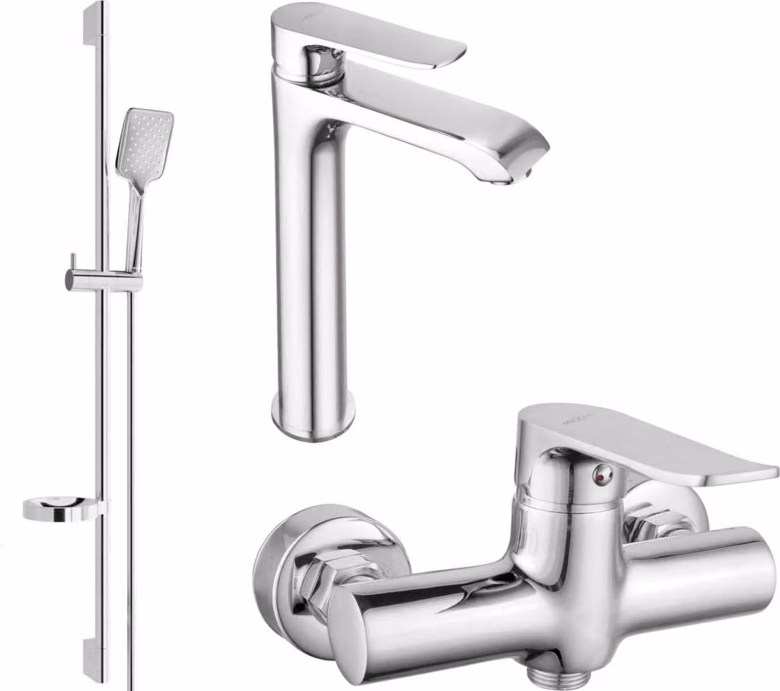 Mexen Pecos Set doccia DS62, cromo - 72714DS62-00