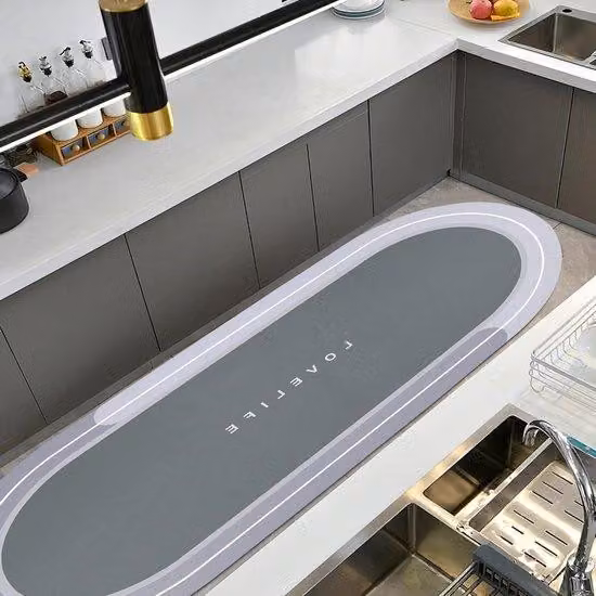 Tappeto da bagno Grißer - Asciugamano da bagno ad asciugatura rapida - Elevato potere assorbente - 43 x 177 cm