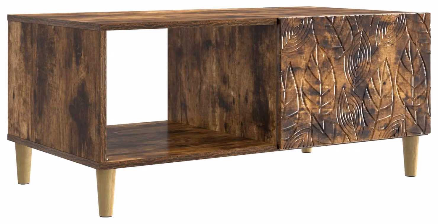 Tavolino da salotto Rovere Fumo 90 x 50 x 40 cm