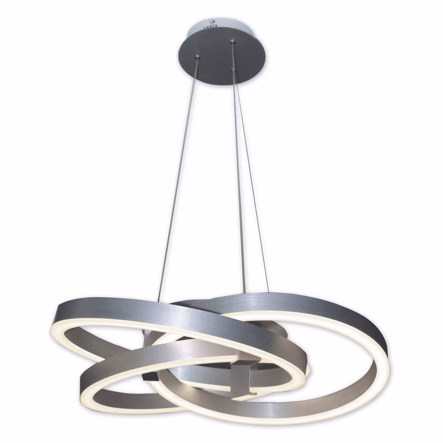 Lampada a sospensione Divora LED Ø58cm alluminio