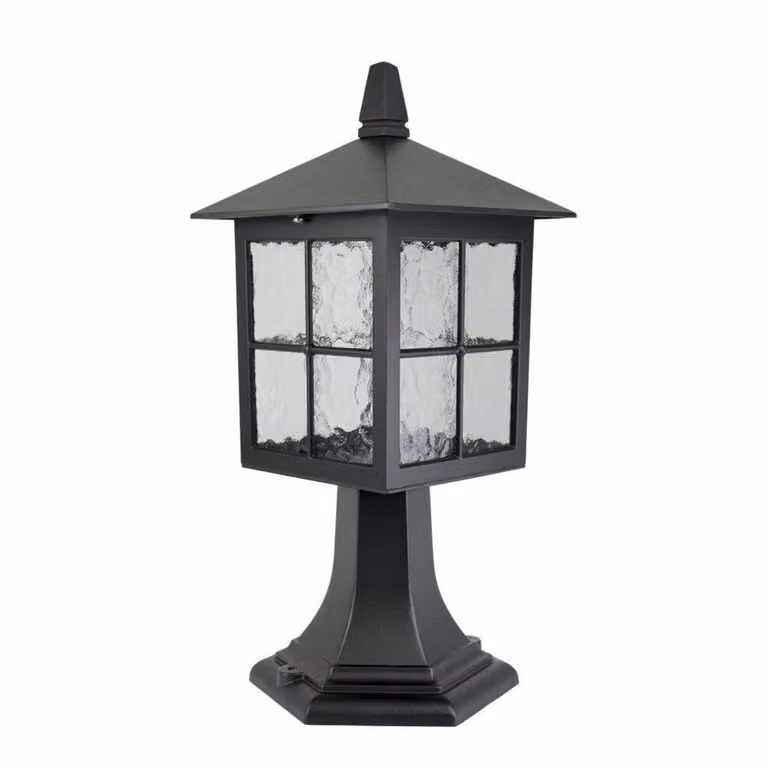 Lampada classica da terra per esterni 45 cm 1xE27 nero IP43 SU-MA Venice K 4011/1/KW