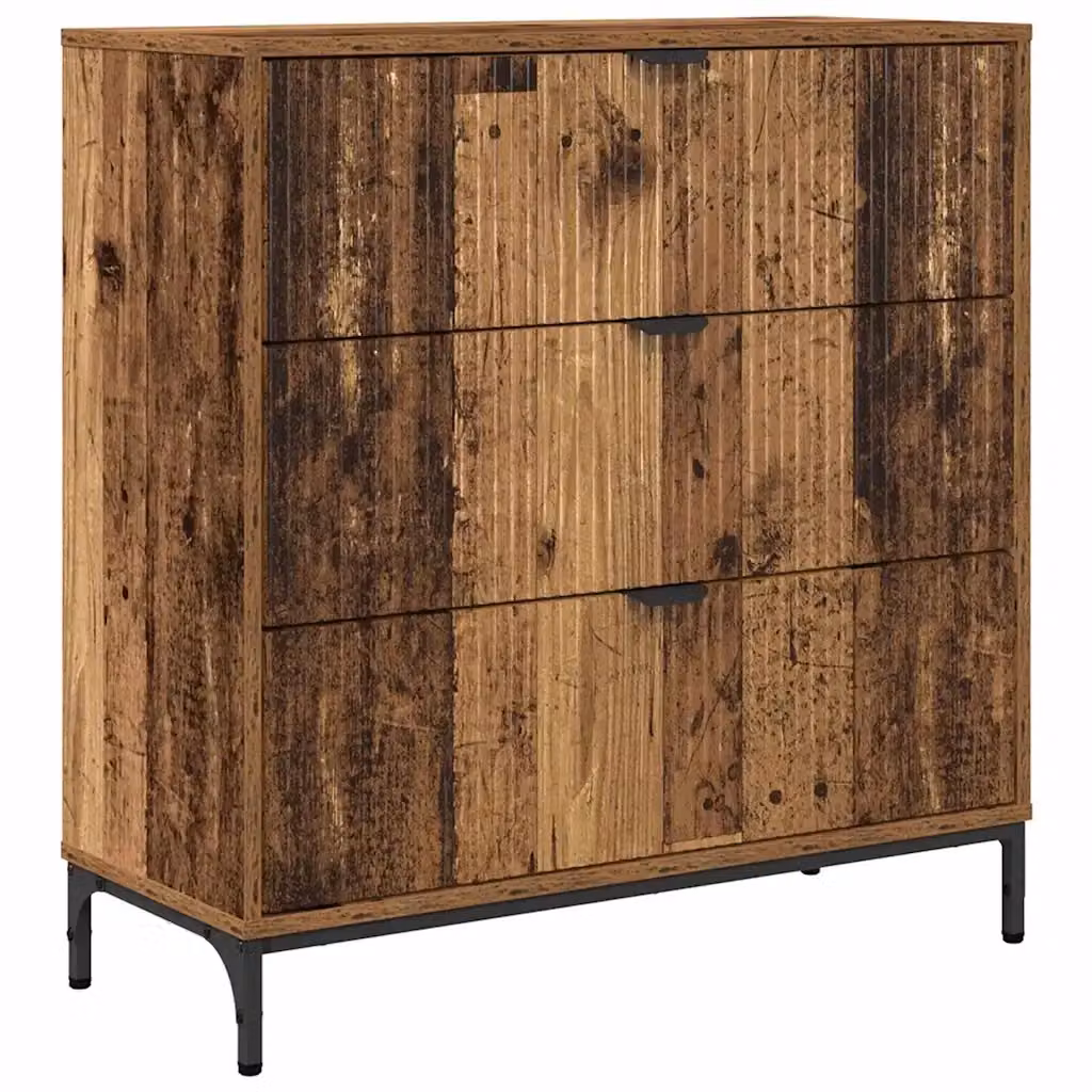 Credenza Buffet Armadio da Cucina vidaXL in Legno Marrone L: 79.5 cm, P: 33 cm, H: 82 cm – 2